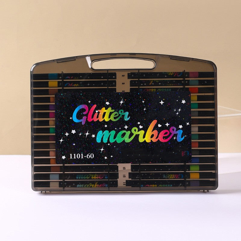 Ensemble de stylos à paillettes pour loisirs créatifs et dessin