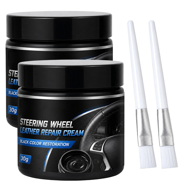 Crème réparatrice pour cuir de volant de voiture
