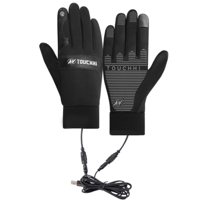 Gants chauffants électriques chauds d'hiver pour l'extérieur