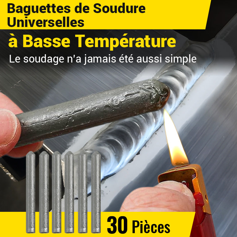 📢✨Achetez 3 Obtenez 2 Gratuites (30 Pcs) &Vente chaude 🔥 Barre de soudage universelle à basse température
