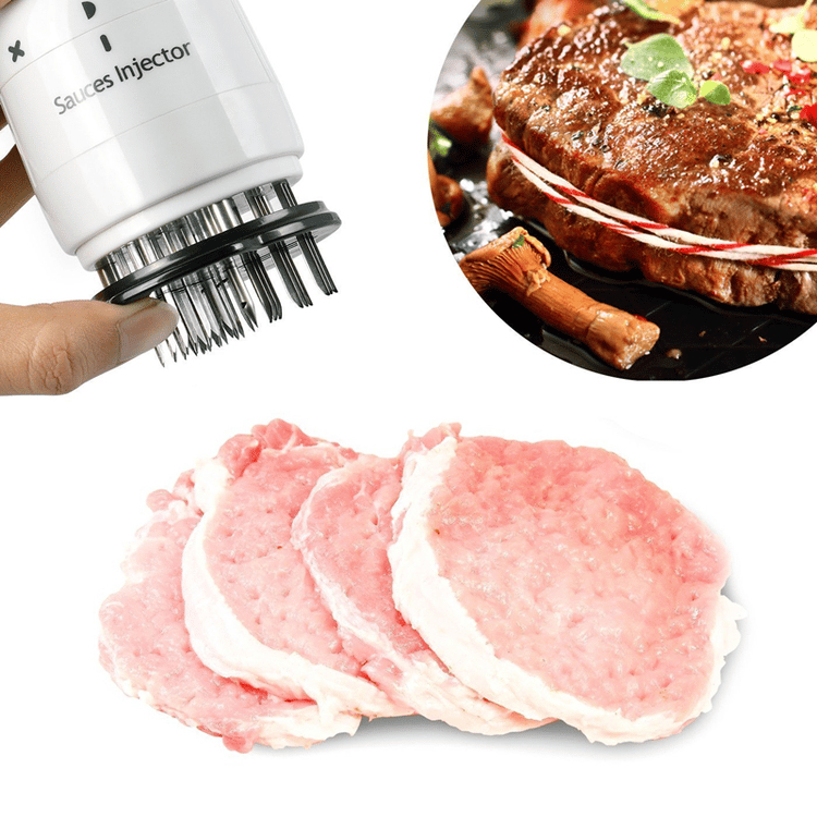 🍗🥩🍖Attendrisseur et injecteur de sauce 2 en 1🎁