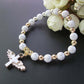 👼Bracelet Croix-Ailes d'Ange