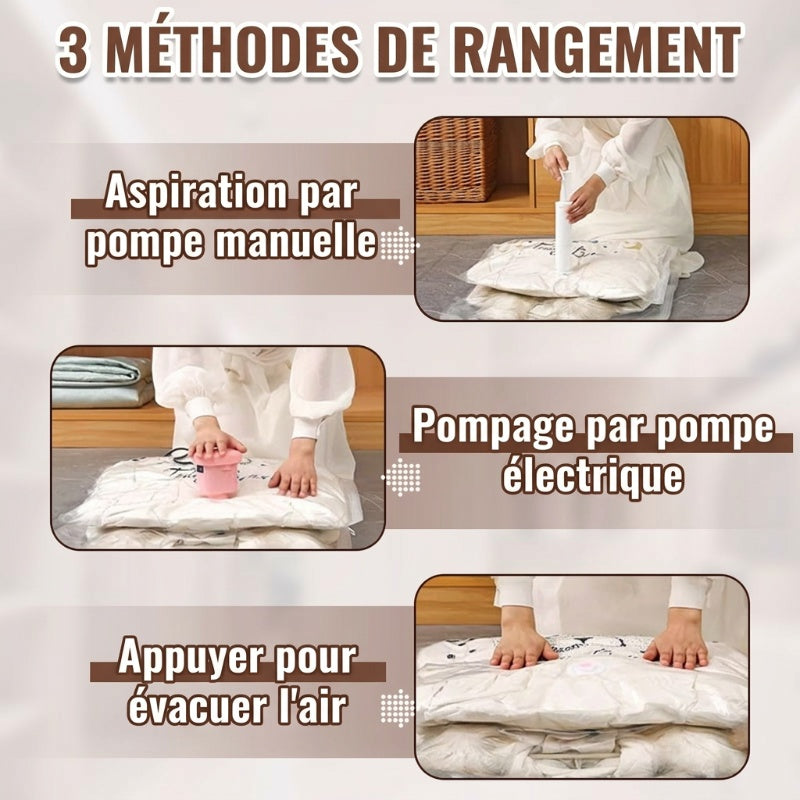 💞Sacs de Rangement Sous Vide Suspendus✨