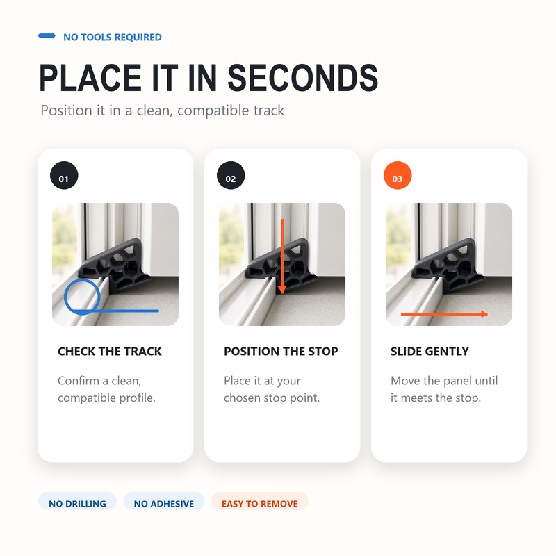 🔥 50% DE RÉDUCTION ! ✨Butée de porte Secure Track