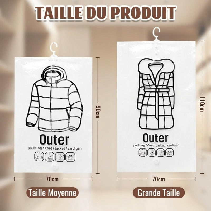 💞Sacs de Rangement Sous Vide Suspendus✨