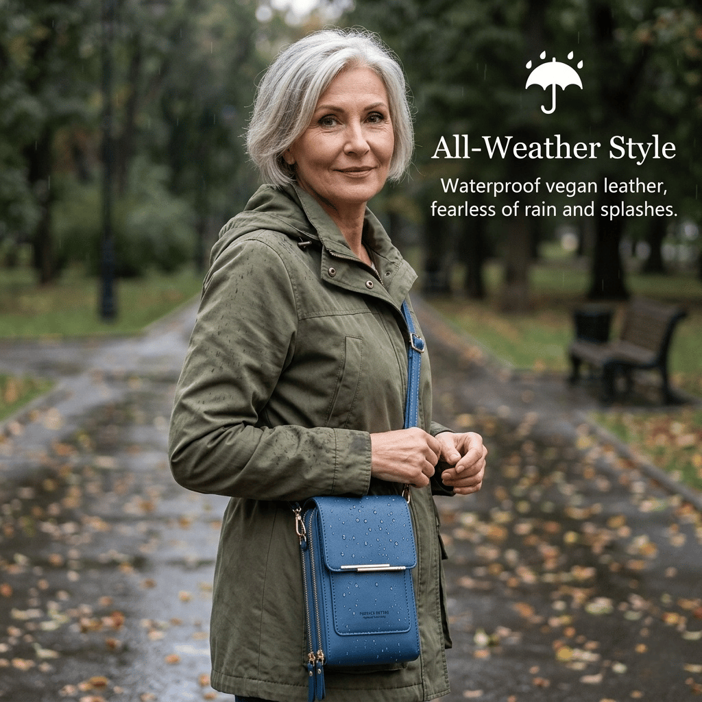 👜📱Sac bandoulière élégant pour téléphone portable pour femme avec fenêtre tactile