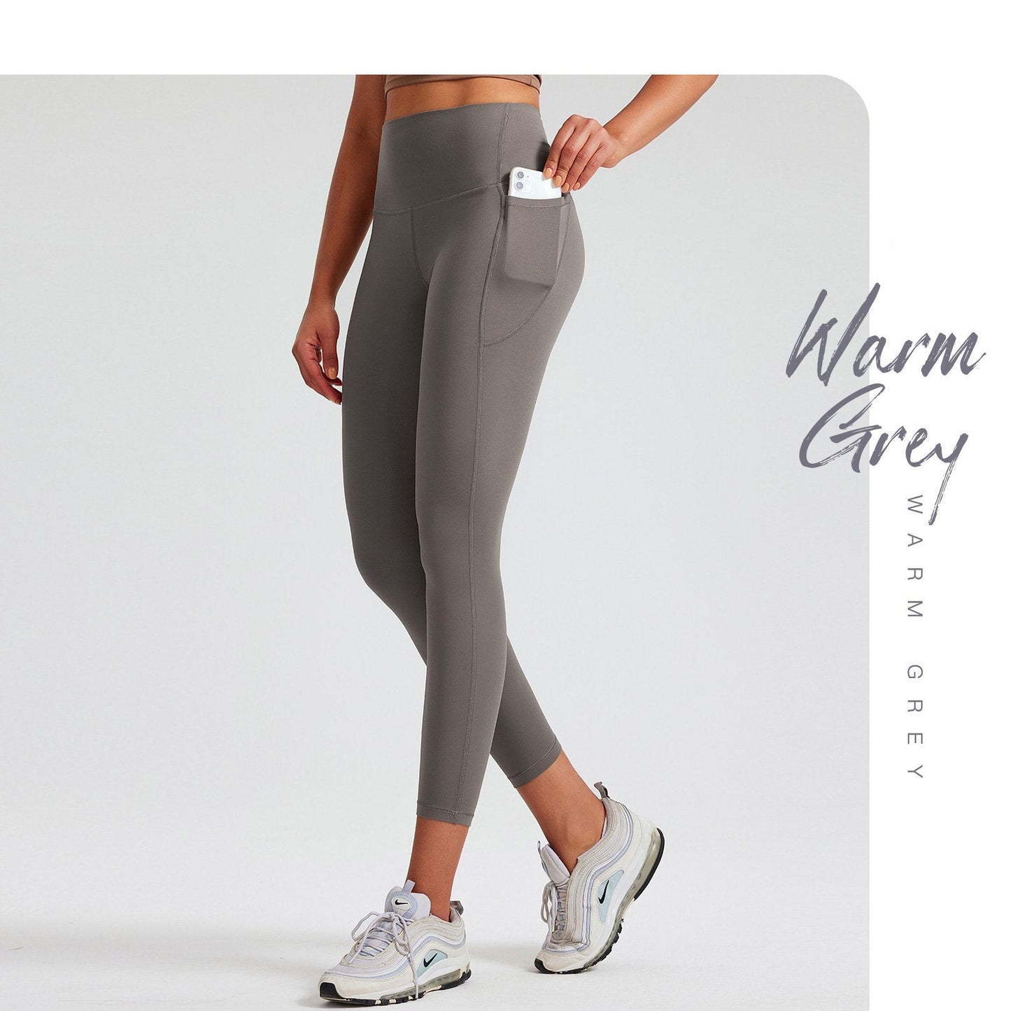 Legging Push-Up Taille Haute avec Poches Latérales