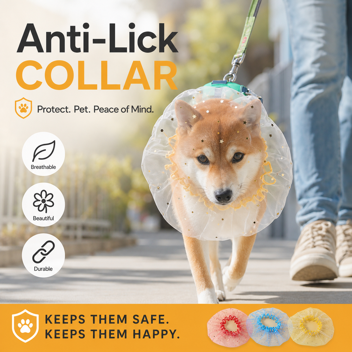 ⏳Offre limitée dans le temps : 50 % de réduction⏰ Muselière respirante en maille pour chien – Protection intégrale anti-ingestion🐶