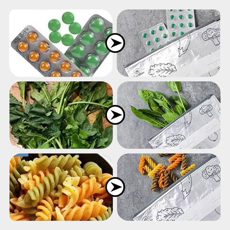 🔥Bestseller Mondial🍗 Offre limitée ! Achetez 1 obtenez 1 gratuits🥦Sacs de Rangement Réutilisables en Aluminium avec Fermeture Hermétique