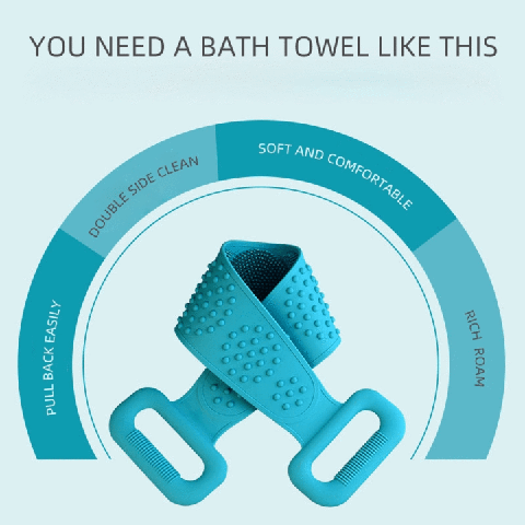 🚿 50% DE RÉDUCTION! 💆‍♀️ Brosse de douche en silicone ultra-douce – Nettoyage profond, massage apaisant & doux pour la peau – Parfaite pour une routine bien-être quotidienne ✨