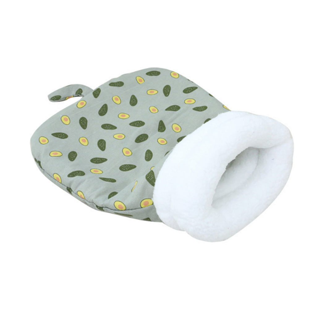 📢 50% de Réduction – Nid Douillet pour Chat et Chien en Peluche Ultra-Douce, Panier Semi-Fermé Chaleur 360° Lavable en Machine