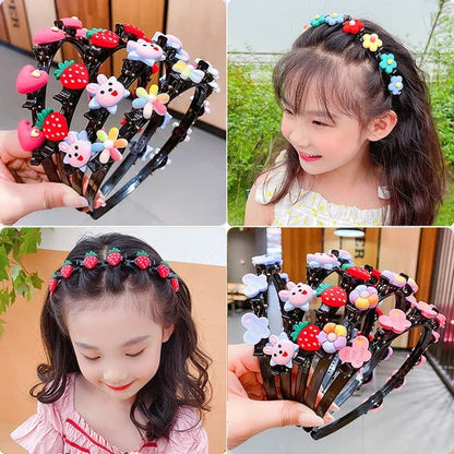 🎀 PROMO FLASH : 1 ACHETÉ = 1 OFFERT ! Barrette Tressée pour Enfant – Design Soigné & Matière Douce for Une Coiffure Mignonne en 5 Minutes 🌺✨
