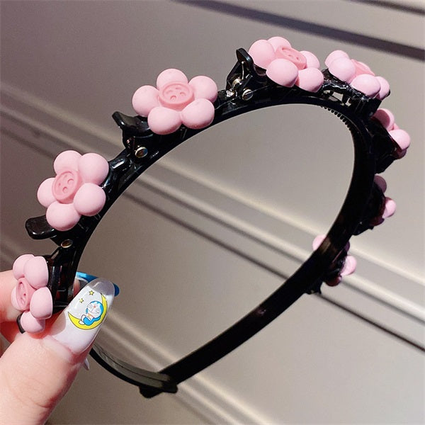 🎀 PROMO FLASH : 1 ACHETÉ = 1 OFFERT ! Barrette Tressée pour Enfant – Design Soigné & Matière Douce for Une Coiffure Mignonne en 5 Minutes 🌺✨