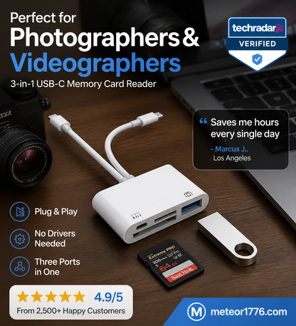 🎬📱 Hub de transfert pour créateurs – Lecture simultanée SD/TF, sauvegarde sur téléphone et tablette, l’outil indispensable pour monter vos stories de voyage ou vos courts-métrages depuis n’importe où 🎥🗺️