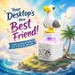 Porte-clés électronique lumineux activé par la voix Mine Bird