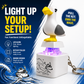 Porte-clés électronique lumineux activé par la voix Mine Bird