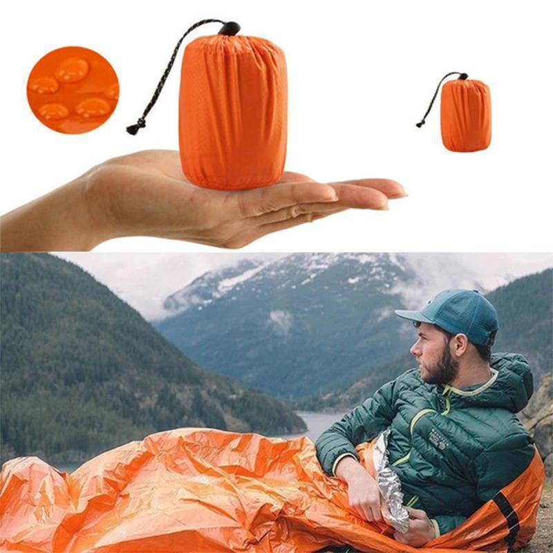 Sac de couchage thermique d'urgence pour le camping