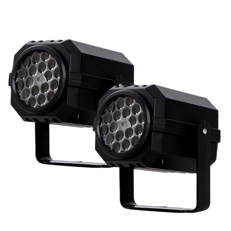 Projecteur lumineux rotatif à LED avec motifs de Noël