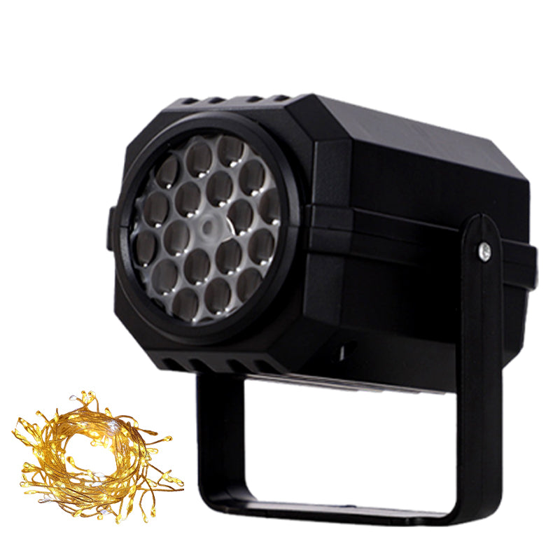 Projecteur lumineux rotatif à LED avec motifs de Noël