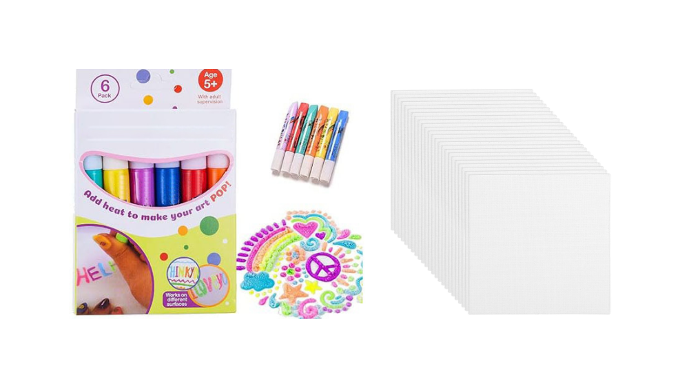 🎨✨ PROMO FLASH : 50% DE RÉDUCTION ! Stylos Magiques Popcorn 3D – Encre Thermique Gonflante, 6 Couleurs Vives, DIY Créatif pour Dessins en Relief Spectaculaires ✨