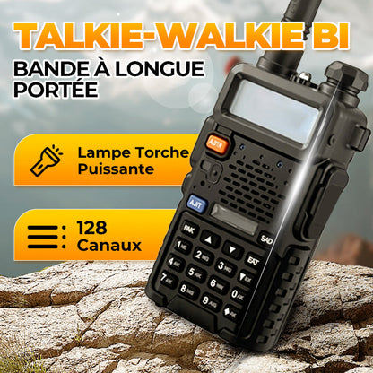 📢📢50% de réduction !!!🔥Radio amateur UV-5R longue portée UV5R Radio bidirectionnelle double bande Walkie