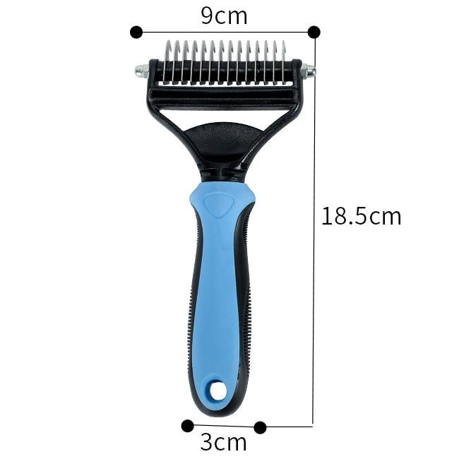 🐾 PROMO LIMITÉE 50% DE RÉDUCTION ! ✨ Brosse Démêlante pour Chats et Chiens – Professionnel, Double Face ✨