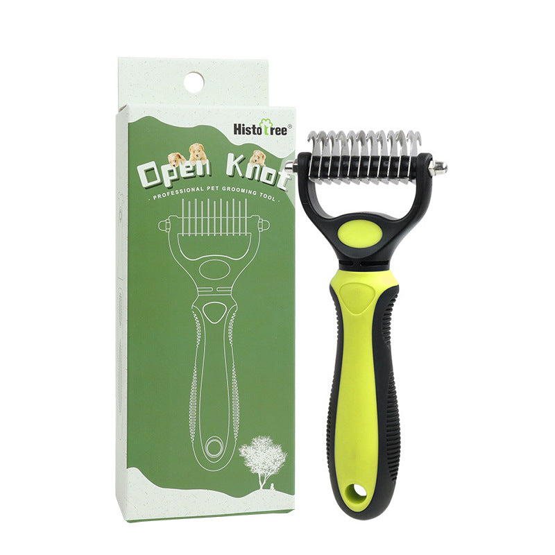🐾 PROMO LIMITÉE 50% DE RÉDUCTION ! ✨ Brosse Démêlante pour Chats et Chiens – Professionnel, Double Face ✨