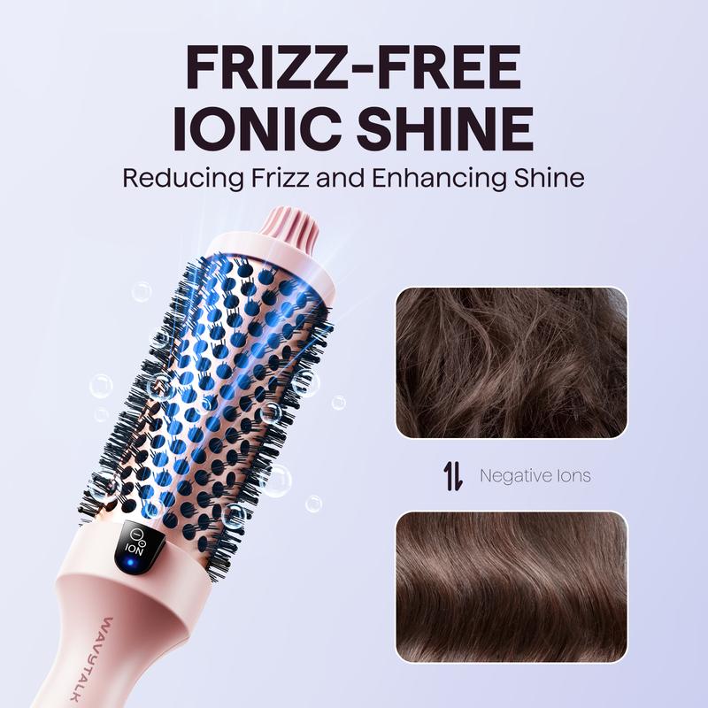 💇‍♀️ -50% ! ✨ Brosse Chauffante Premium Wavytalk – Volume Maximal, Revêtement Céramique & Température Réglable – Vagues de Rêve en 10 Minutes 🔥
