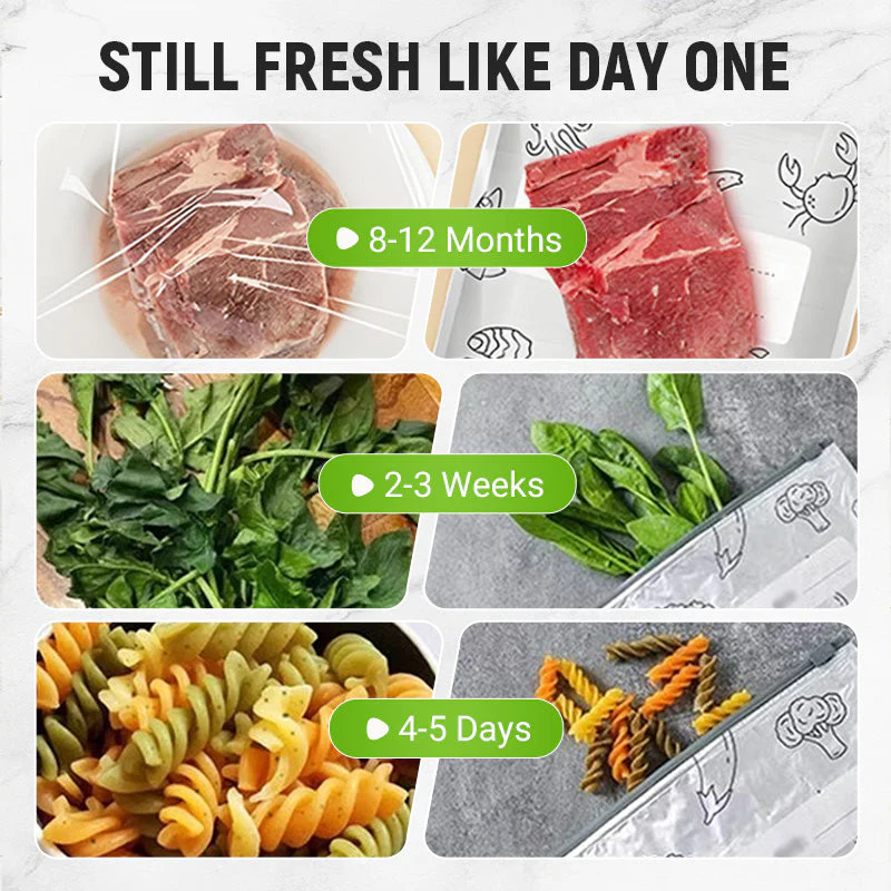 🔥Bestseller Mondial🍗 Offre limitée ! Achetez 1 obtenez 1 gratuits🥦Sacs de Rangement Réutilisables en Aluminium avec Fermeture Hermétique