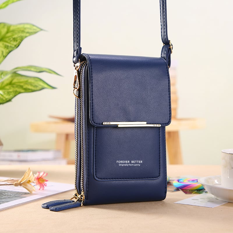 👜📱Sac bandoulière élégant pour téléphone portable pour femme avec fenêtre tactile