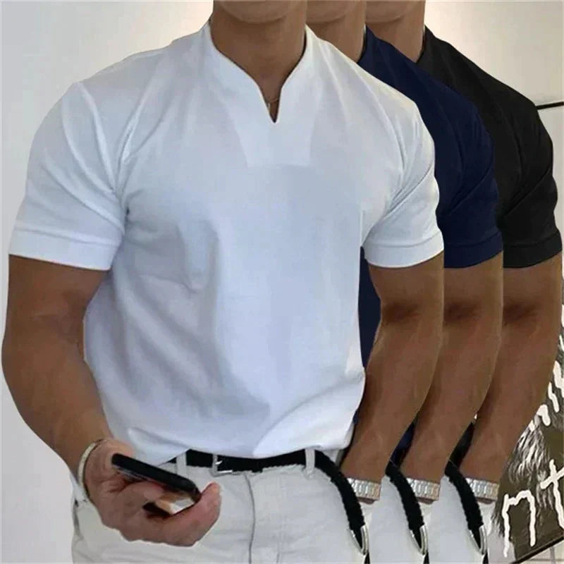 👕 59% de Réduction! ⚡ Chemise de Sport à Manches Courtes pour Hommes – Respirante, Légère & Confort Optimal 🏃