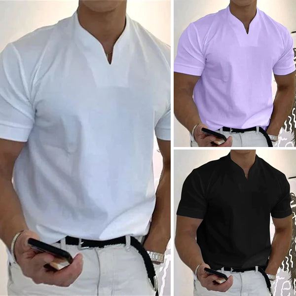 👕 59% de Réduction! ⚡ Chemise de Sport à Manches Courtes pour Hommes – Respirante, Légère & Confort Optimal 🏃
