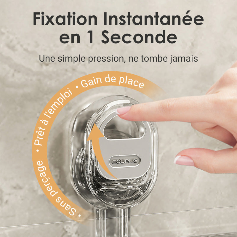 🔥Nouvelle mise à niveau 🍃Support de rangement à ventouse avec trou de drainage📢📢5 dernières heures : Grande vente⏰⏰