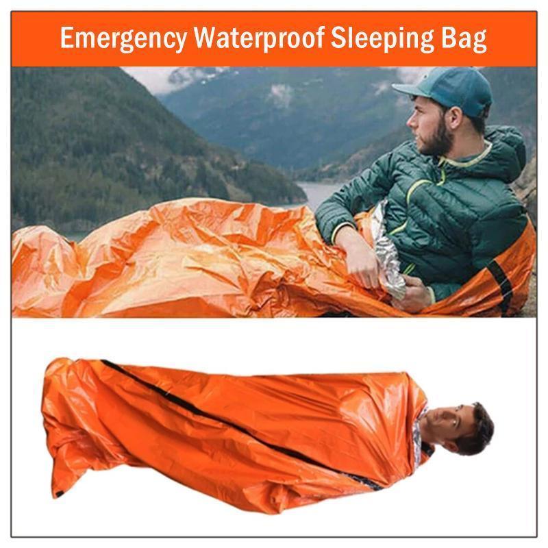 Sac de couchage thermique d'urgence pour le camping