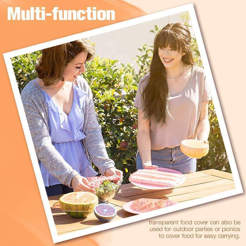 🍱 -50% ! 🧊 100 Pcs Couvercles Extensibles Jetables pour Bols & Assiettes – Élastiques, Alimentaires & Polyvalents – Alternative Parfaite au Film Plastique ✨