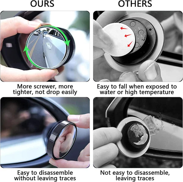 🚗Miroir d'angle mort de voiture (1 paire)✅