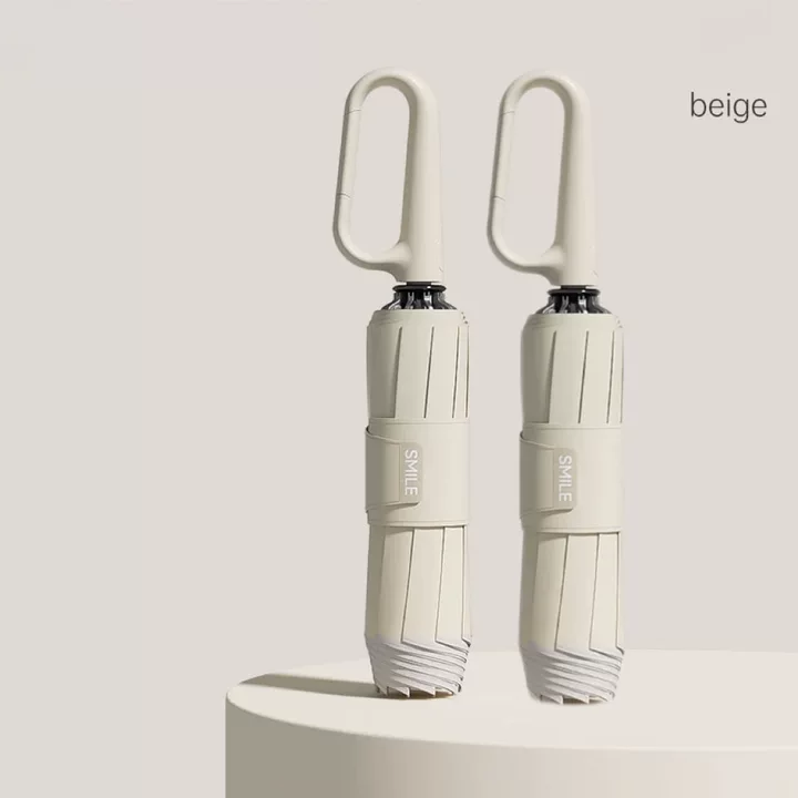Parapluie à anneau et à boucle avec bande réfléchissante de sécurité
