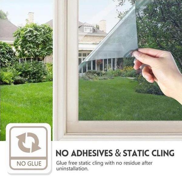 💯 49 % DE RÉDUCTION EN CE MOMENT ! 🔒 Autocollant anti-regards indiscrets pour fenêtres – Intimité à sens unique, protection contre les UV et application facile 🏠