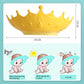 🔥 -50% ! 🛁 Bonnet de Douche Imperméable pour Bébé – PP + TPE – 15×13 cm – Ajustable – Couronne Dessin Animé – Jaune/Bleu/Rouge – Anti-Eau Yeux et Oreilles 👶