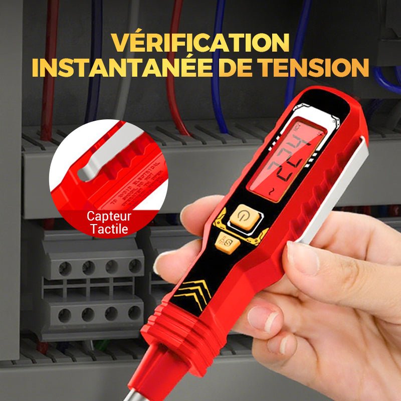 📢Durée limitée 50% de réduction✨Testeur de Tension Sans Contact avec Écran LCD