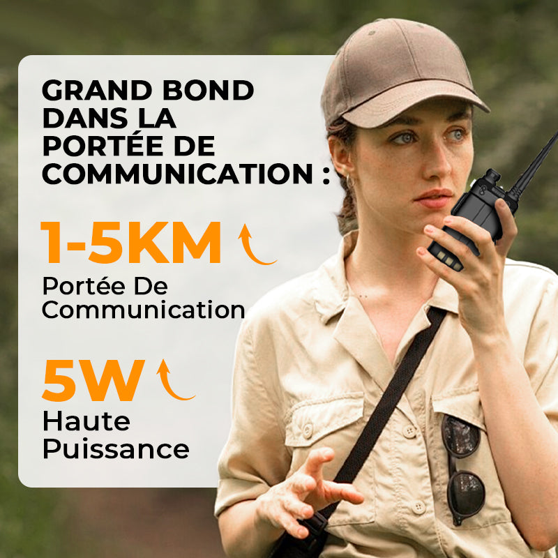 📢📢50% de réduction !!!🔥Radio amateur UV-5R longue portée UV5R Radio bidirectionnelle double bande Walkie