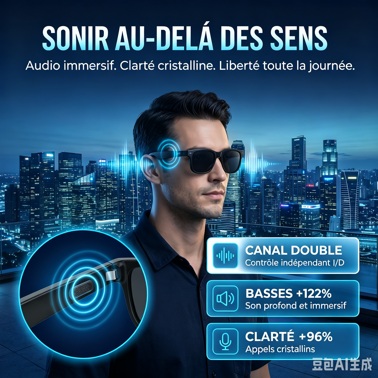 🥳 2026 : Disponible dès maintenant ! 🥳💞 Plus de 50 000 unités vendues ! 👓✨ 50 % de réduction ! Lunettes intelligentes IA : votre assistant personnel IA pour vos voyages et votre quotidien ! 🗣️🌍