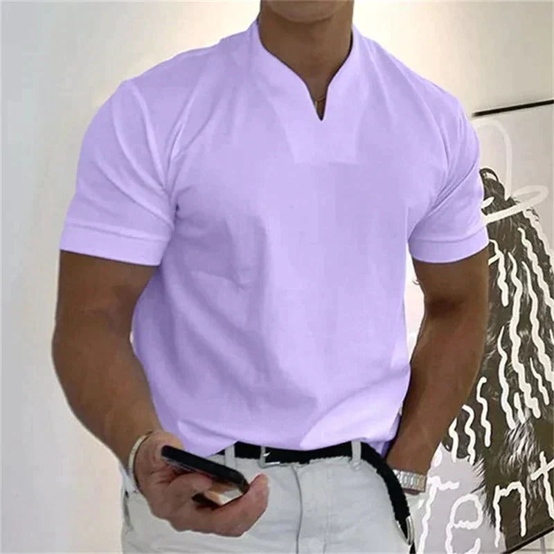 👕 59% de Réduction! ⚡ Chemise de Sport à Manches Courtes pour Hommes – Respirante, Légère & Confort Optimal 🏃