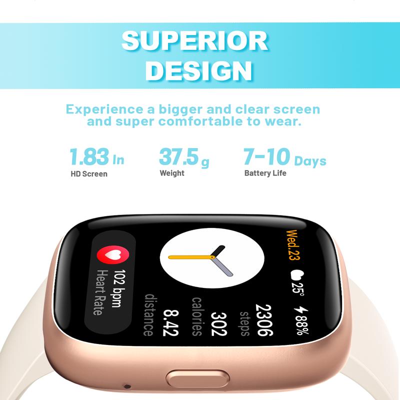 🔥 60 % DE RÉDUCTION MAINTENANT ! ⏰ Montre Connectée Sport Multifonctionnelle – Bluetooth, 100 Modes Sportifs & Étanchéité IP68 💧🏃‍♀️
