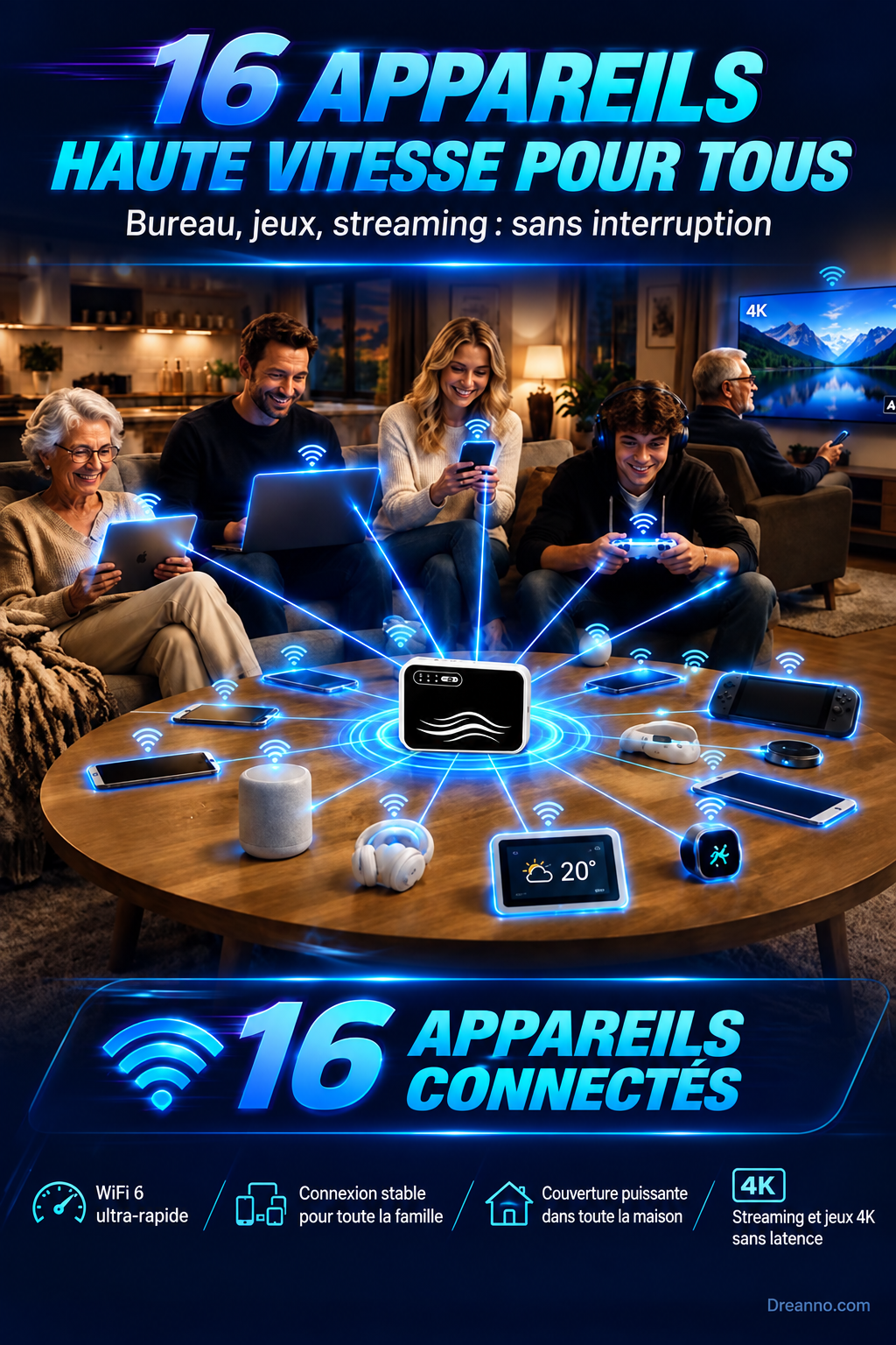 Wi-Fi portable international, sans visa, accès à Internet partout