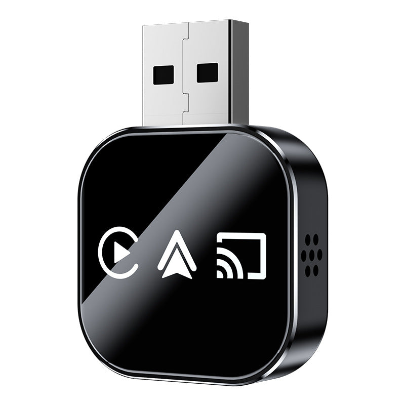 🔥‑50% PROMO FLASH🚗 Adaptateur CarPlay sans fil 4‑en‑1, plug‑and‑play, convertit filaire en sans fil pour iPhone et Android ✨📱