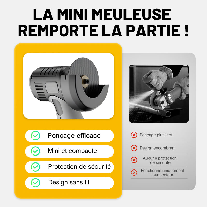 ⏳Spécial à durée limitée⏰12V Mini broyeur à angle avec disque de coupe🧰