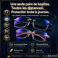 🔥Nouvelles lunettes de lecture à double usage avec filtre anti-lumière bleue en saphir haute dureté✨