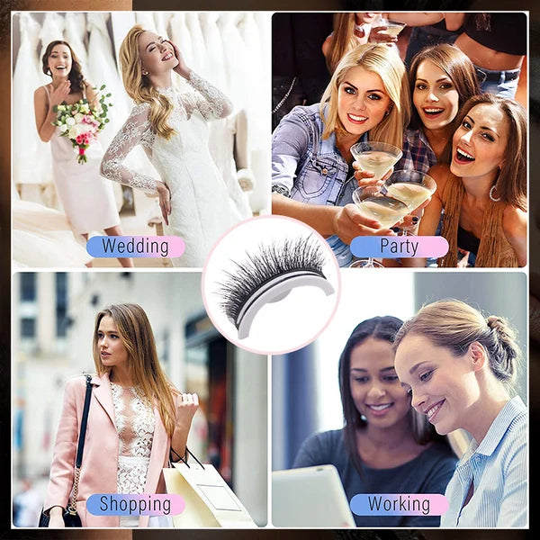 💦 PROMO LIMITÉE 50% DE RÉDUCTION ! ✨ Faux Cils Auto-Adhésifs Imperméables – Sans Colle, Regard Agrandi en 3 Secondes 👁️