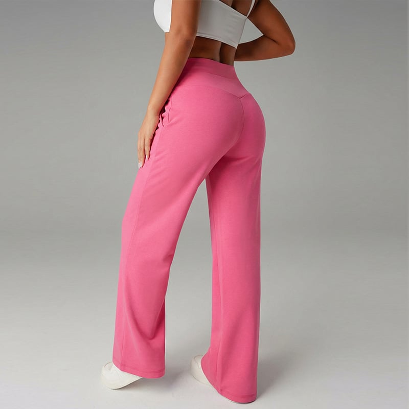 💃 Élégance Quotidienne - Pantalon Droit Femme Tissu Souple - Coupe Ample & Confort Parfait【Offre Spéciale】